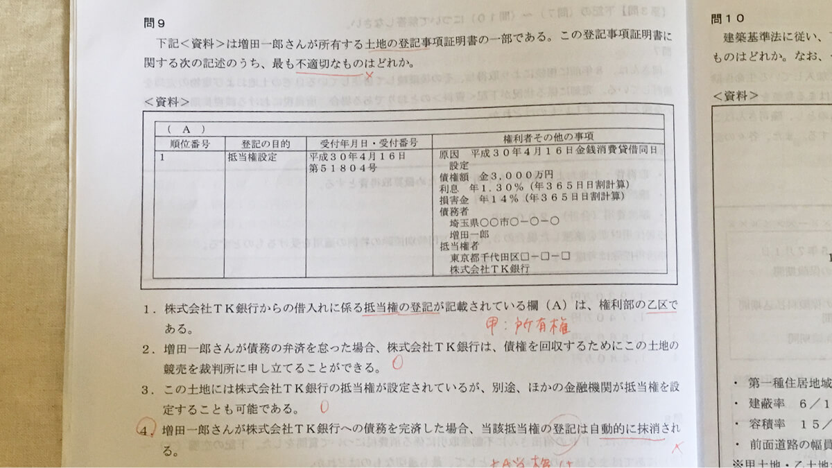 FP2級 実技 日本FP協会の試験問題